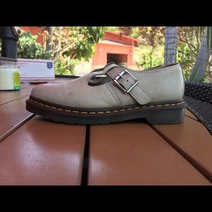 Ivory colored Dr. Martens